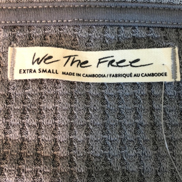 NWT FREE PEOPLE THERMAL TOP - Picture 8 of 10